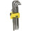 Wera Wera 950 PKL/13 SZ N 6 pans interiores Conjunto de chaves macho anguladas 0.05 polegadas, 1/16 polegadas, 5/64 polegadas, 3/32 polegadas, 7/ 1