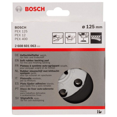 Bosch Bosch 2608601063 Sanding Plate for Bosch Random Orbit Sanders - Soft 2