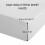 Catherine Lansfield Catherine Lansfield Easy Iron Percale Double Fitted Sheet White 2