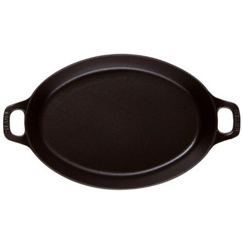 Staub Oven dish Oval 24cm Black 1