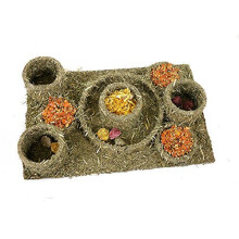 Rosewood Naturals Hide N Treat Maze Boredom Breaker Chew Toy and Treats