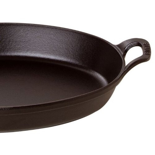 Staub Oven dish Oval 24cm Black 2