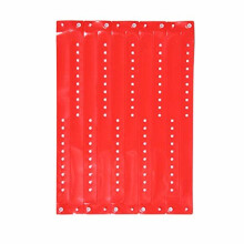 Vinyl Wristbands, Red, 50 Pack