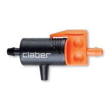 Claber 91217 in-Line Drippers 0 to 6 litres per Hour Pack of 10