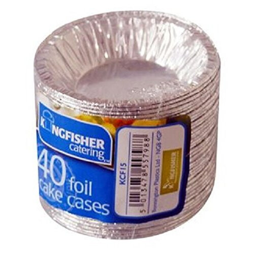 Kingfisher 40 Foil Cake Cases