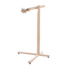 Elbesee Posilock Floor Stand, Wood, Brown