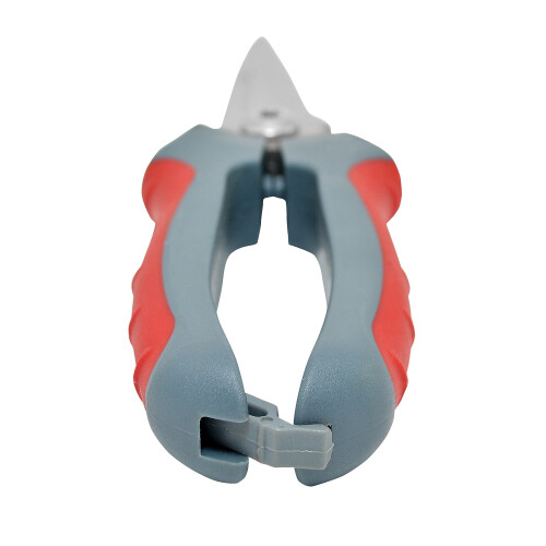 Clauss 18039 8-Inch Titanium Snips with Wire Cutter - Grey/Red 1