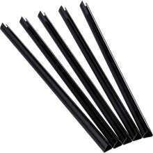 Fellowes Relido 53840 Rounded Slide Binders for Non-Machine Bound Presentation - Black