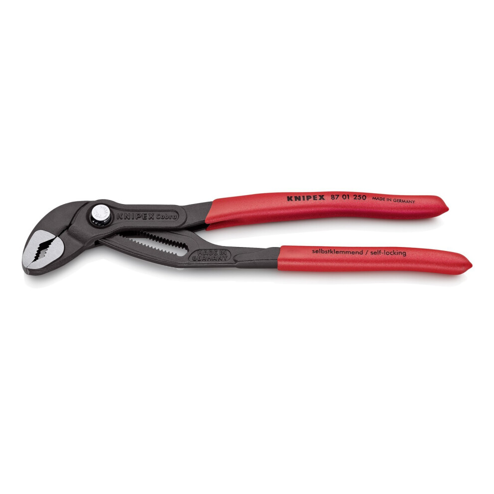 Knipex 87 01 250 Cobra, high performance water pump pliers with fast adjustment, 250mm