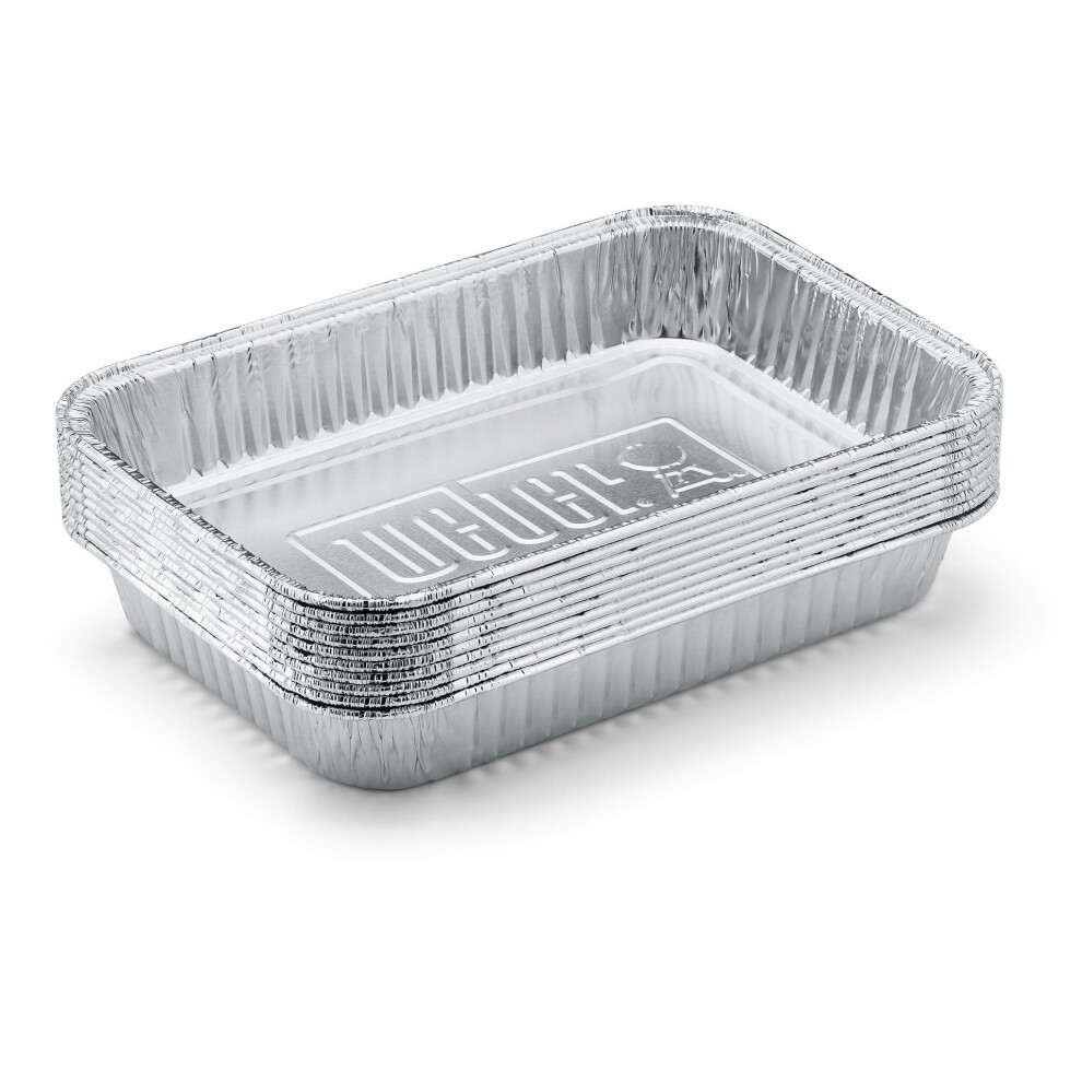 Weber 6415 Small Drip Pans - Silver