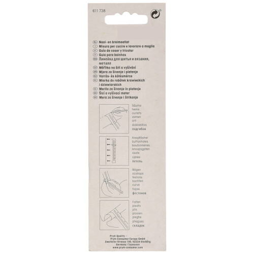 Prym Prym Sew and Knit Gauge cm/inch 1