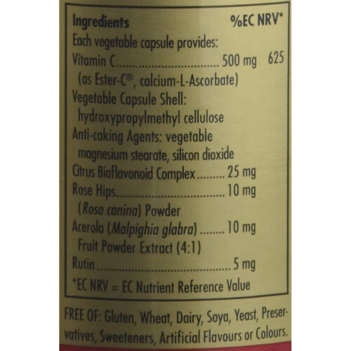 Solgar Solgar Ester-C Plus 500 Dose 50 pflanzliche Kapseln