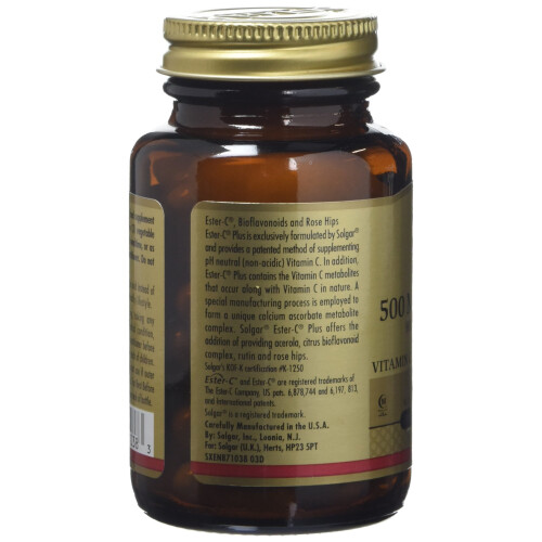 Solgar Solgar Ester-C Plus 500 Dose 50 pflanzliche Kapseln 1
