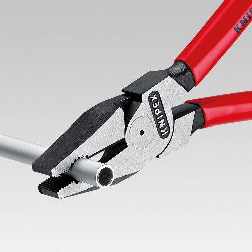 Knipex KNIPEX 02 05 180 High Leverage Combination Pliers chrome plated with multi-component grips 180 mm 2