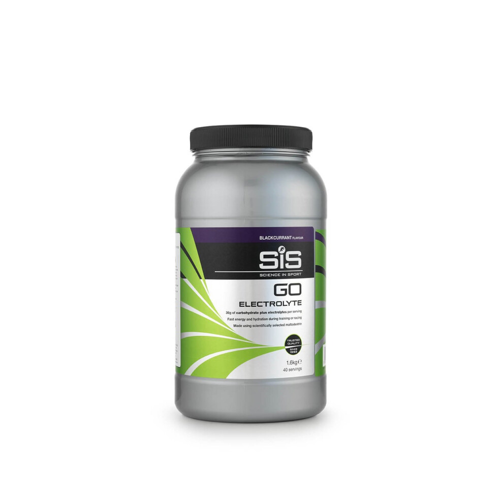 Science in Sport Go Electrolyte Energy Drink Powder, Blackcurrant, 1.6 kg, 40 Servings