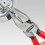 Knipex KNIPEX 02 05 180 High Leverage Combination Pliers chrome plated with multi-component grips 180 mm 5