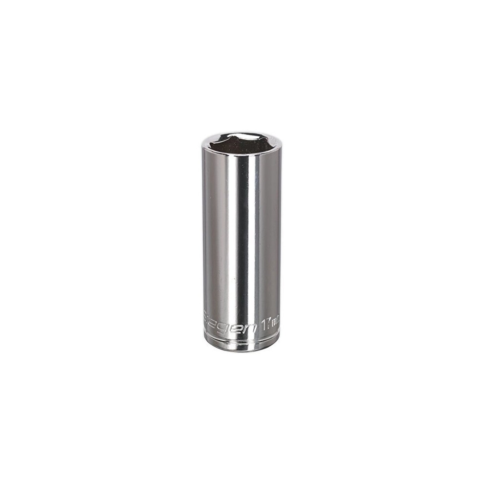 Siegen S0595 17mm Deep 3/8"Sq Drive WallDrive® Socket