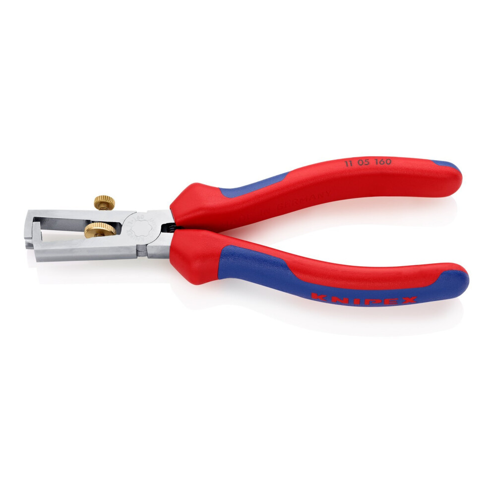 KNIPEX 11 05 160 wire strippers with multi-component grips