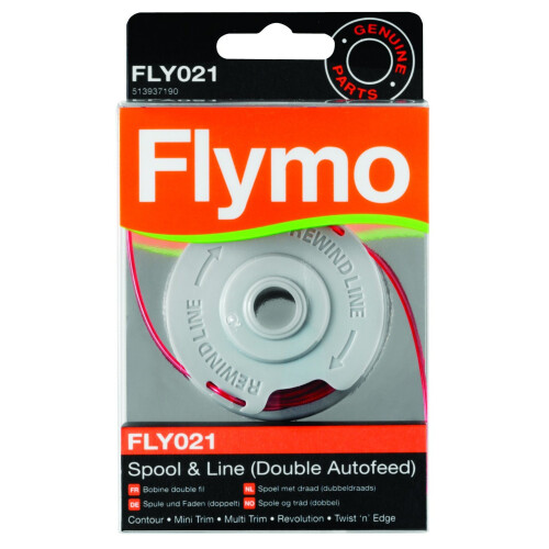 Flymo Flymo FLY021 Double Line Autofeed Spool and Line - Red 1