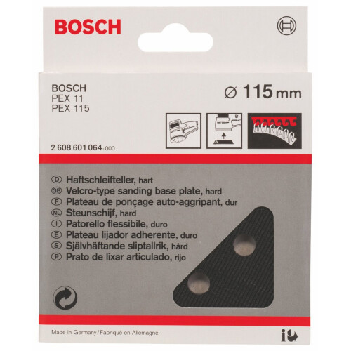 Bosch Bosch 2608601064 Sanding Plate for Bosch PEX 117 - Hard 2