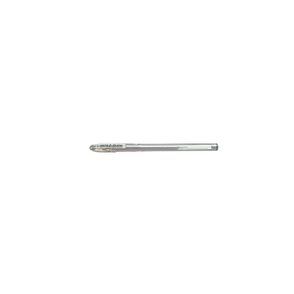 Pilot G107 Gel Rollerball 0.7 mm Tip (Box of 12) - Silver