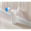 Addis Addis Closed Toilet Brush Set, Plastic, White 2