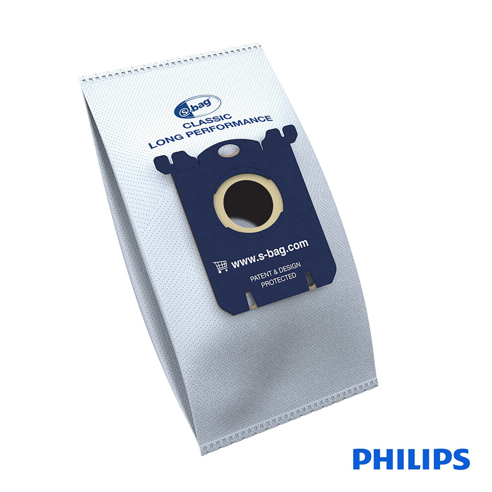 Philips FC8021/03 S-Bag Classic Vacuum Cleaner Bags - Pack of 4