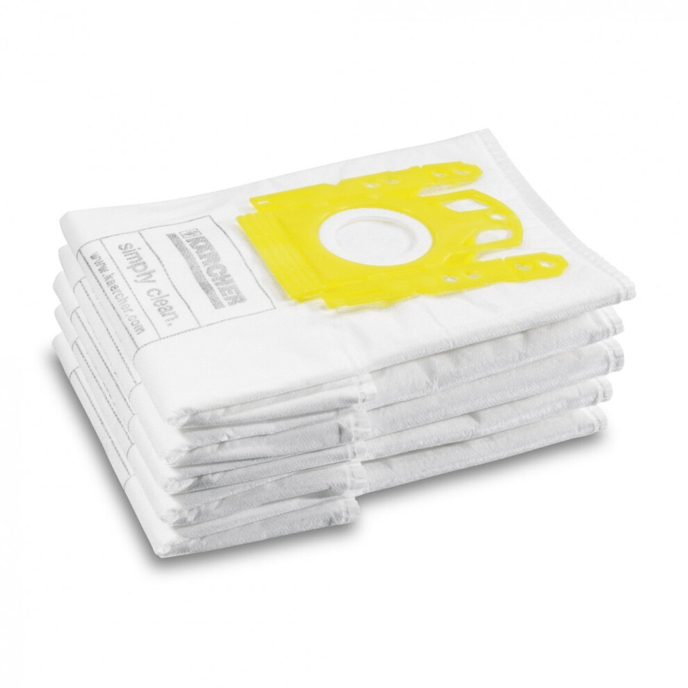 Karcher Pack 5 VC Fleece Vacuum Bags 6.904-329.0