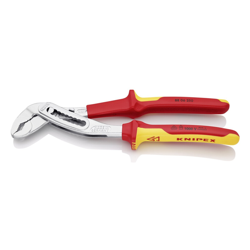 KNIPEX 8806250 Alligator water pump pliers, up to 2 inches, chrome-plated, insulate up to 1000 V, 250 mm