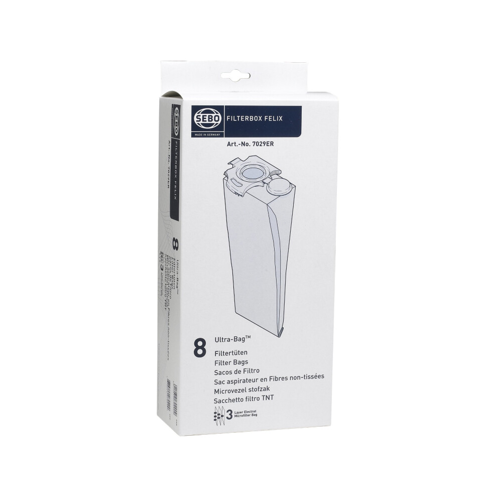 Sebo 7029Er Box Of 8 Ultra Bags Felix
