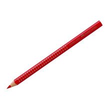 Faber-Castell 110921 "Jumbo GRIP Bright Geranium Crayon, Red