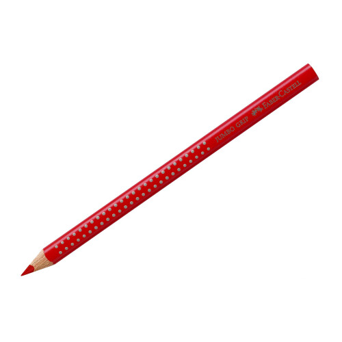 Faber-Castell Faber-Castell 110921 "Jumbo GRIP Bright Geranium Crayon, Red