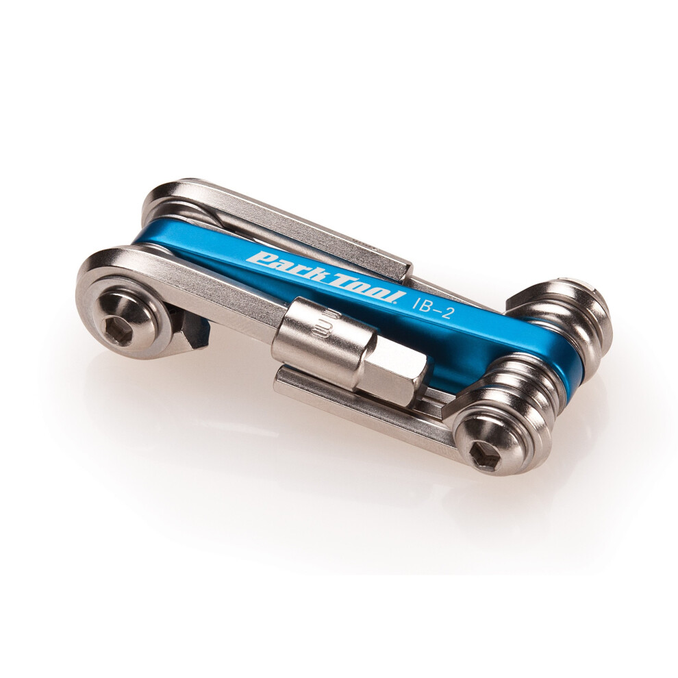 Park Tool IB-2 I-Beam Mini Fold-Up Hex Wrench Screwdriver and Star-Shaped Wrench Set Tool
