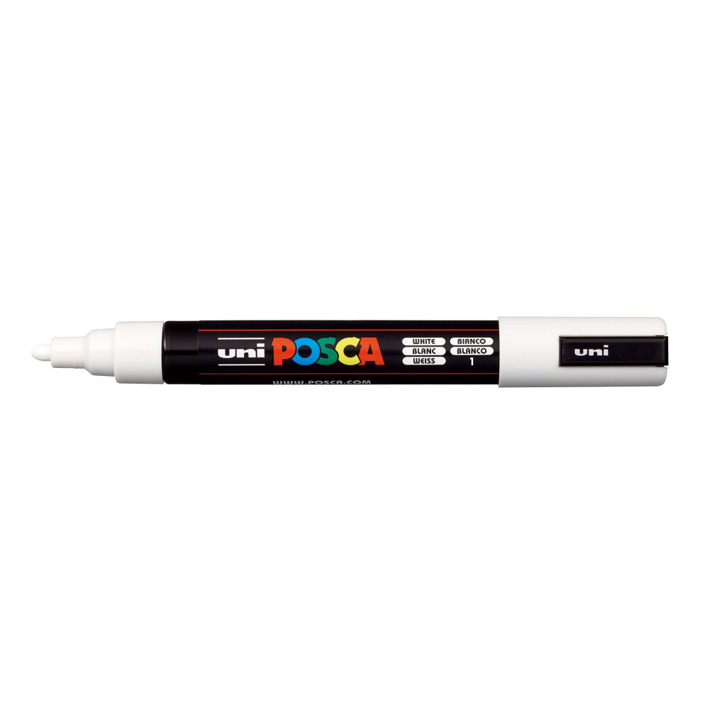 Uni-Ball Posca PC-5M Medium Bullet Tip Marker - White,152637000