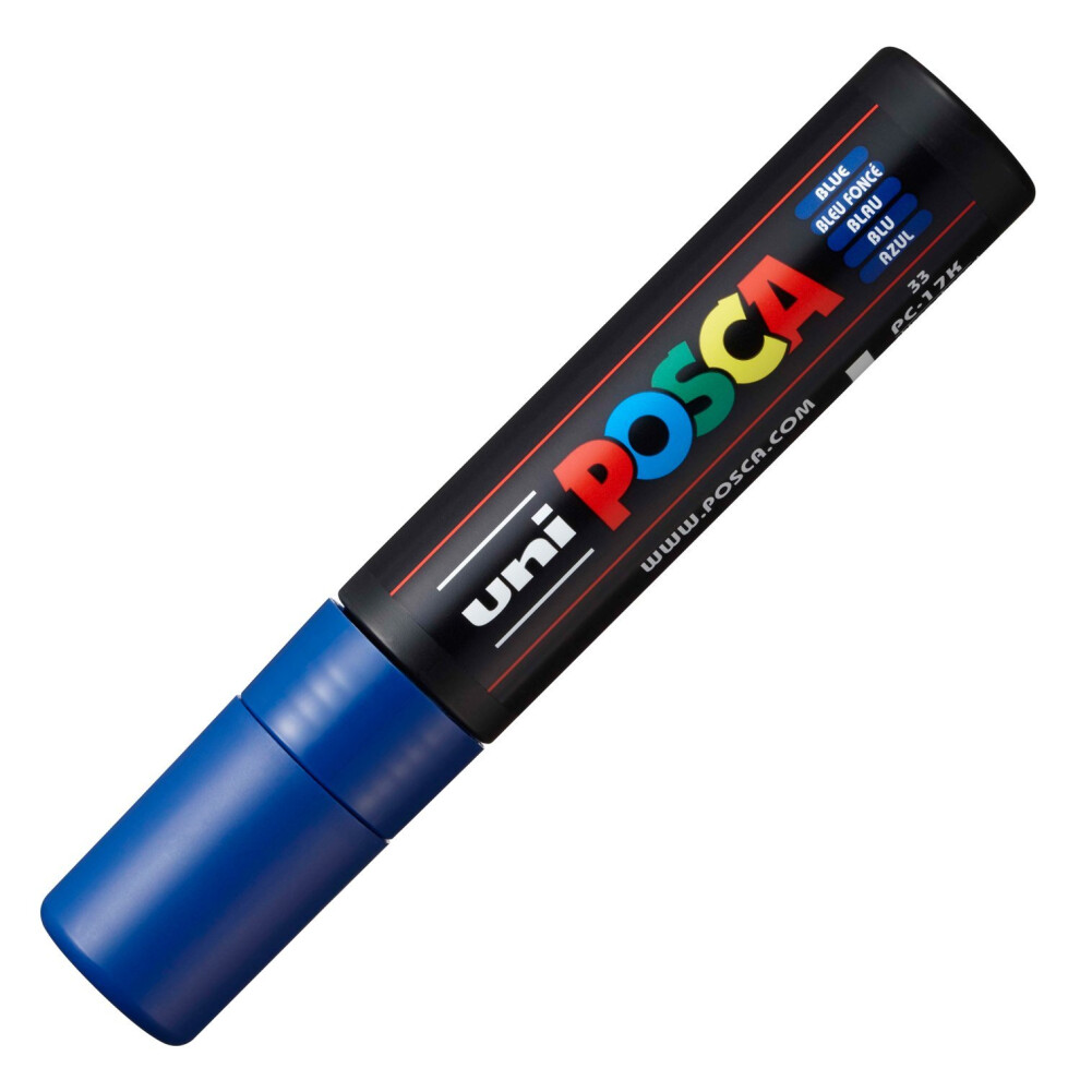 Uni-Ball Posca Extra Broad Chisel Tip Marker - Blue