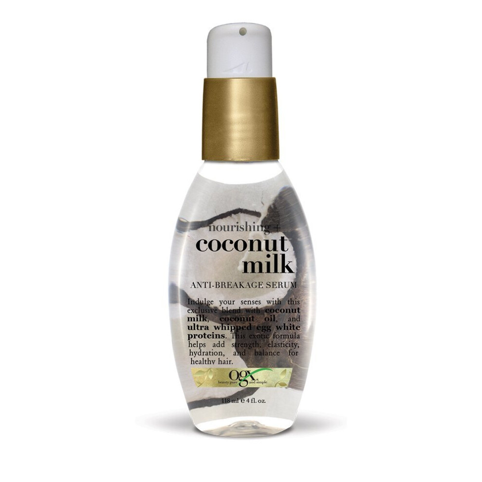 Organix Coconut Milk Anti-Breakage Hair Serum - 4 Oz