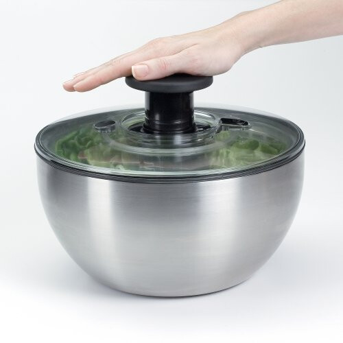 OXO Oxo 1071497 Salad Spinner Stainless Steel 2