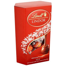 Lindt Lindor Milk Chocolate Truffles With a Smooth Melting Centre 200g (pack of 2)