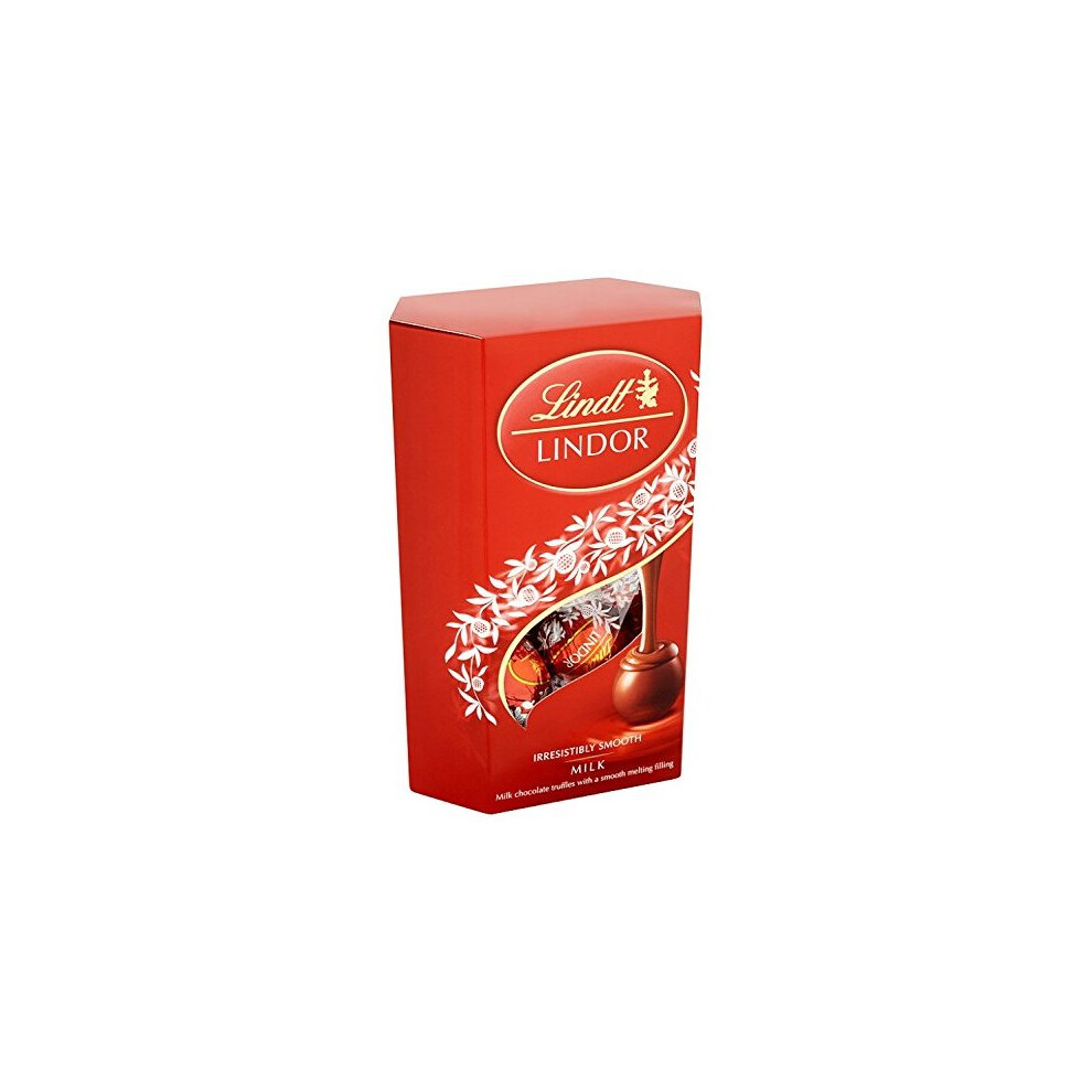 Lindt Lindor Milk Chocolate Truffles With a Smooth Melting Centre 200g (pack of 2)