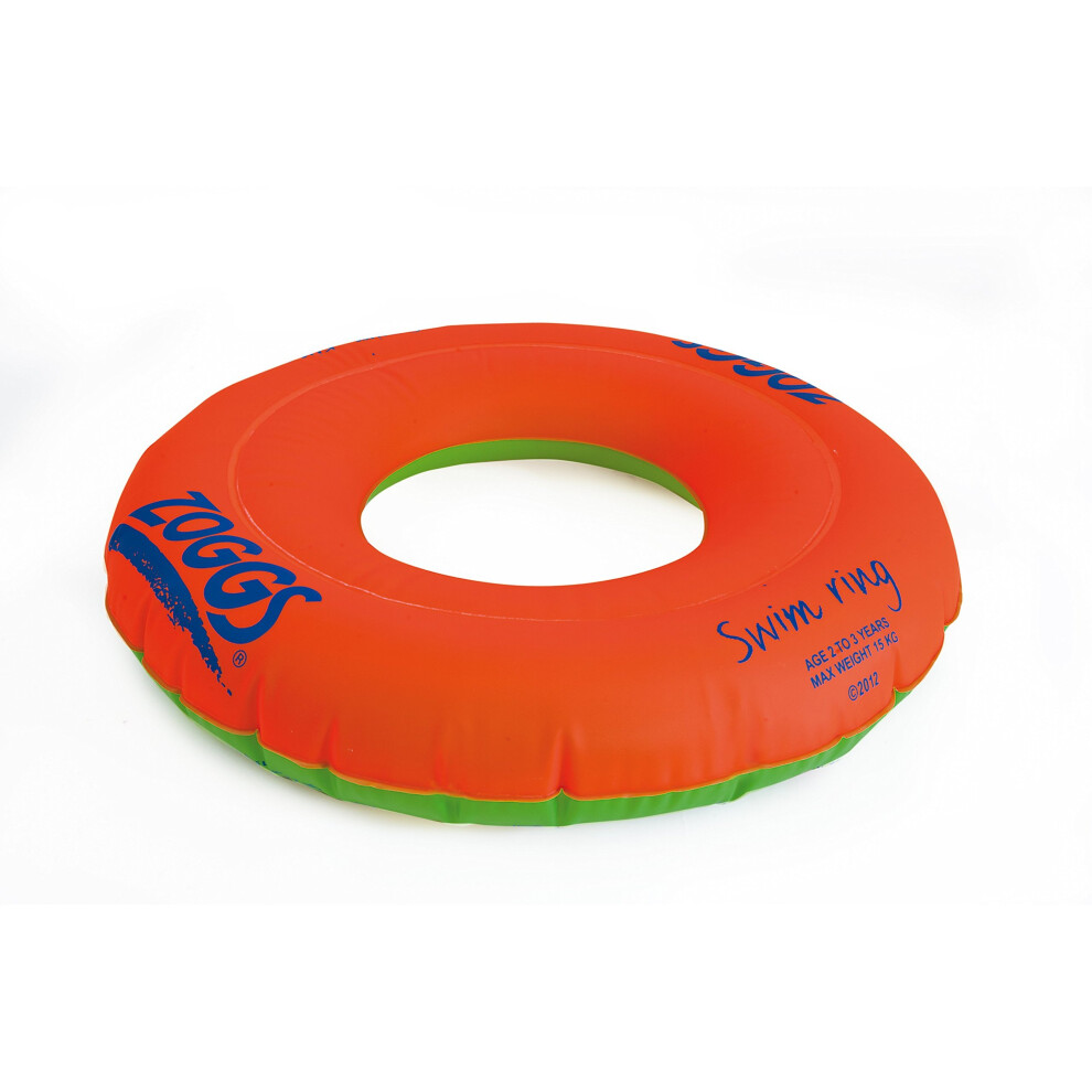 Zoggs Kid's Safe Swimming Ring Confident Support, Orange, 2-3 Years up to 15 kg