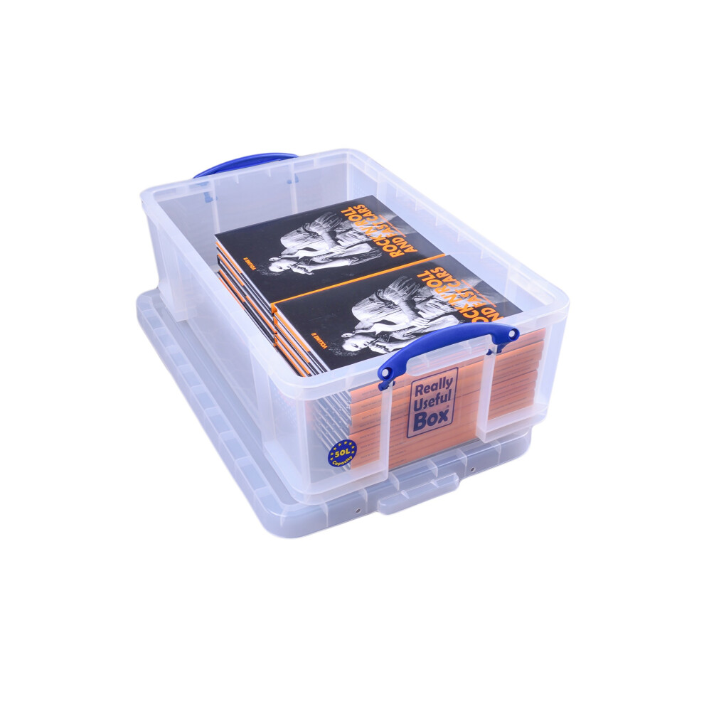 Really-Useful-Box Really Useful Storage Box 50 Litre Clear