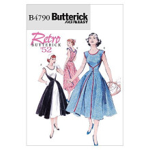 BUTTERICK PATTERNS B4790 Maat BB 8-10-12-14 Misses Wikkeljurk, set van 1 wit