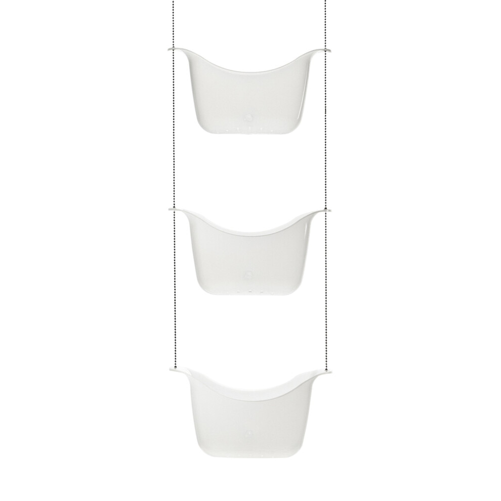 Umbra Bask White Three Tier Shower Caddy