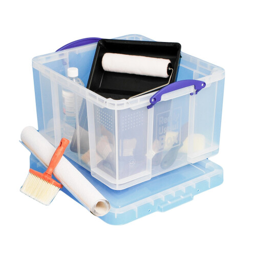 Really Useful Storage Box 42 Litre Clear 2