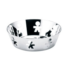 Alessi Girotondo - serving baskets (Round, Stainless steel, Stainless steel, King-Kong)