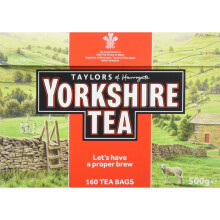 Yorkshire 160 Tea Bags, 500 g