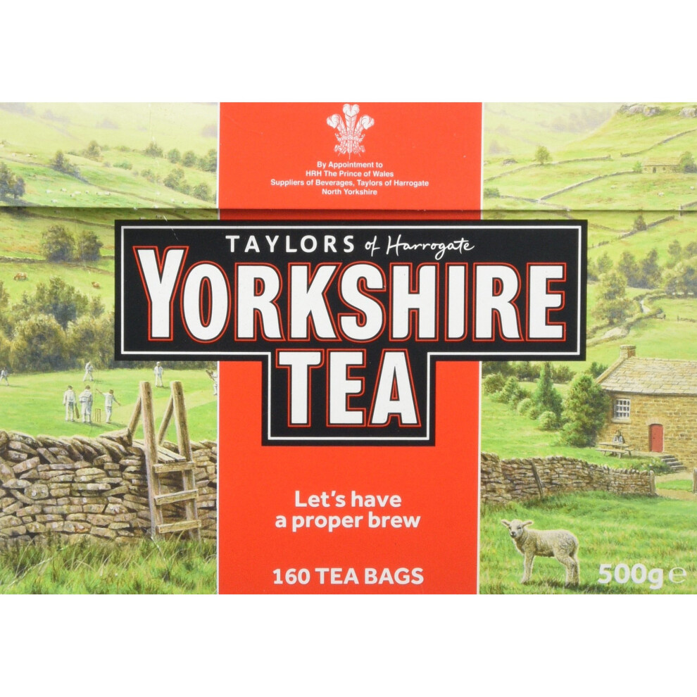 Yorkshire 160 Tea Bags, 500 G