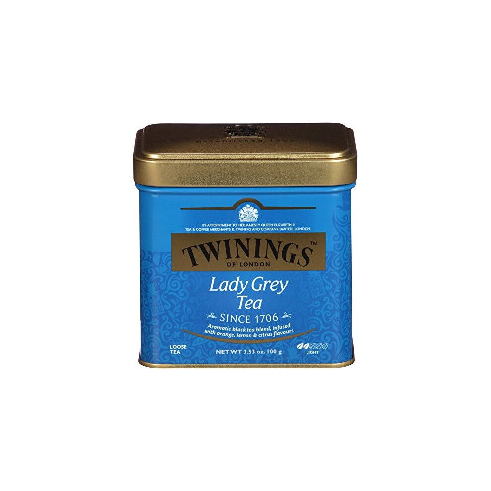 Twinings, Classics, Lady Grey Loose Tea, 3.53 oz (100 g)