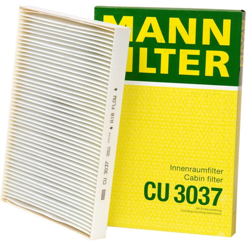 Mann Filter Cu3037 Hummel Cabin Air Filter 4011558306601