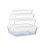 Pyrex Pyrex Rectangular Dish with Plastic Lid, 2.6L 5